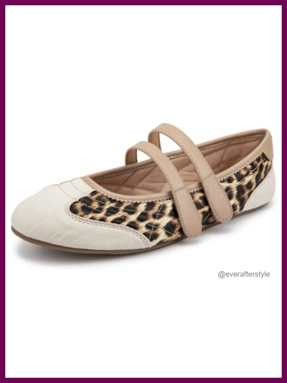 Faux Leather Mary Jane Flats Adjustable Fashion Sneakers